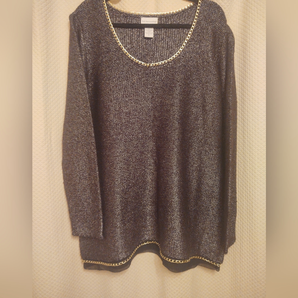 Soft Surroundings Gold Chain Tunic